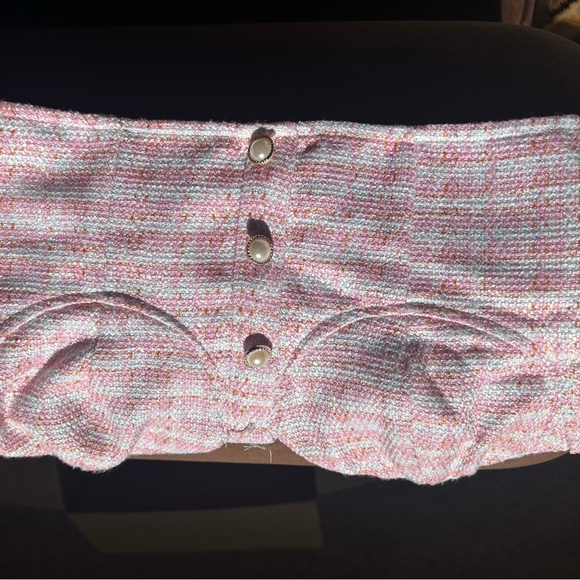 Pink Tweed Jacket and skirt set - Picture 4 of 6